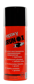 Грунтовка+преобразователь ржавчины BRUNOX Epoxy 400 ml спрей