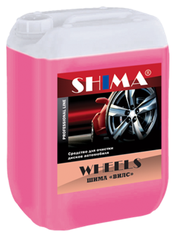 SHIMA  WHEELS  кислотное средство для удаления солей жесткости и ржавчины 5л