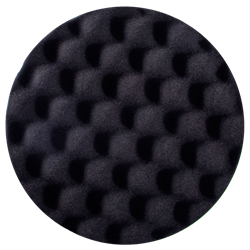 Мягкий полировальный диск черный (рифленый) 150x30мм