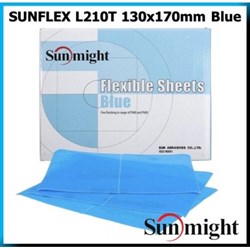 60118 SUNMIGHT Гибкий шлифовальный лист SUNFLEX 130х170мм, синий, P600