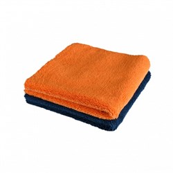 Салфетка Ultra Soft Microfiber 400 GSM синяя/оранжевая
