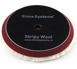Stripy Wool Pad Полировальный круг из стриженого меха,130мм - фото 40039