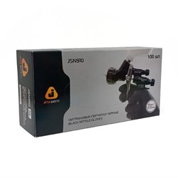JSN911/XXL JETAPRO Нитриловые перчатки черные одноразовые, размер XXL 100шт/упак