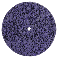Диск для снятия ржавчины с центральным отверстием HANKO Purple Silicon Carbide 150*14*8мм