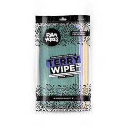 Foam Heroes Terry Wipe- Универсальная двусторонняя микрофибра без оверлдока 35х35 (9шт) 300г/м2