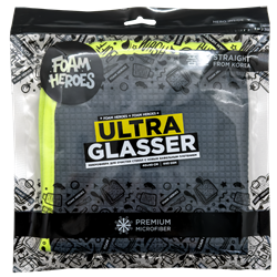 Foam Heroes Ultra Glasser-Микрофибра для очистки стекол 40х40см 440г/м2