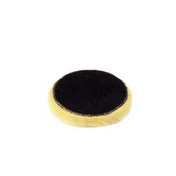 Полировальный круг из меха 80 мм без подложки желтый