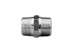 14136 Переходник с двухсторонней конической наружной резьбой М 1/4" - М 1/2"