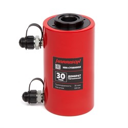 HRH-CY0800015 Гидравлический цилиндр (домкрат) с полым штоком, двухполостной 30 т, ход 100 мм - фото 49583