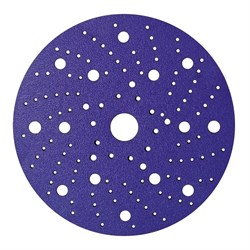 328P.150.220.LC PURPLE+ диск на пленочной основе, керамическое зерно Ø150мм, Р220, липучка, Mult