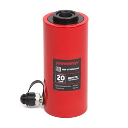 HRH-CY06020100 Гидравлический цилиндр (домкрат) с полым штоком, однополостной 20 т, ход 100 мм - фото 49656