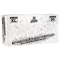 Ультрапрочные текстурированные перчатки нитриловые LERATON (XL) 50шт