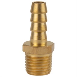 OPT-72008HHM Штуцер пневматический ёлочка, внешняя резьба 1/4", 8 мм OPT-72008HHM