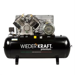 WDK-92712 Компрессор поршневой с ременным приводом:1300 л/мин, 7.5 КВт, 380 В, ресивер 270 л WDK-92712