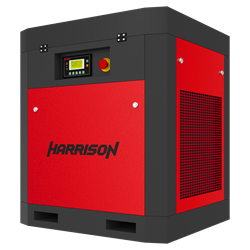 HRS-94900 Винтовой компрессор с ременным приводом Harrison: 900 л/мин, 10 бар, 7.5 кВт HRS-94900