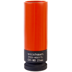 WDK-703-4021L Головка торцевая ударная тонкостенная 1/2", 6 граней, 21 мм WDK-703-4021L