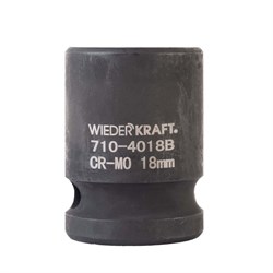WDK-710-4018 Головка торцевая ударная 1/2", 6 граней, 18 мм WDK-710-4018