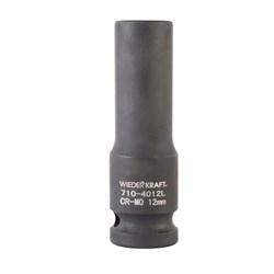 WDK-710-4012L Головка торцевая ударная глубокая 1/2", 6 граней, 12 мм WDK-710-4012L