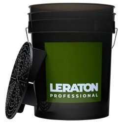 050294 Ведро для мойки автомобилей с сепаратором LERATON PROFESSIONAL (чёрное) 20 л