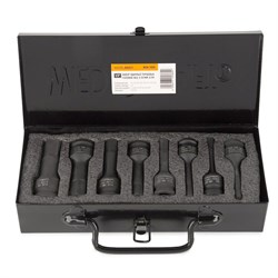 WDK-705H Набор ударных головок 1/2" HEX 8 предметов, H5-H19 WDK-705H