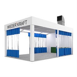 WDK-410 Пост подготовки с диагональным потоком воздуха WDK-410
