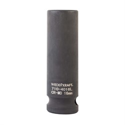 WDK-710-4016L Головка торцевая ударная глубокая 1/2", 6 граней, 16 мм WDK-710-4016L