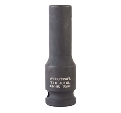 WDK-710-4010L Головка торцевая ударная глубокая 1/2", 6 граней, 10 мм WDK-710-4010L