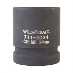 WDK-711-8034 Головка торцева ударная 1", 6 граней, 34 мм WDK-711-8034