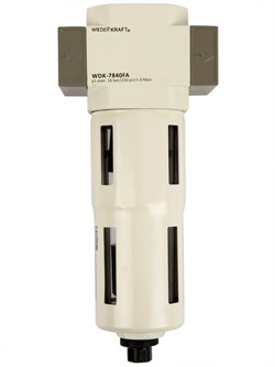 WDK-7840FA Фильтр-масловлагоотделитель 1/2" 5 мкм, 16 бар, с автоматическим сбросом конденсата WDK-7840FA