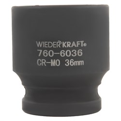 WDK-760-6036 Головка ударная 3/4", 6 граней, 36 мм WDK-760-6036