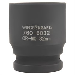 WDK-760-6032 Головка ударная 3/4", 6 граней, 32 мм WDK-760-6032