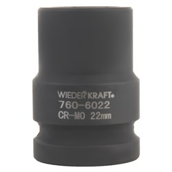 WDK-760-6022 Головка ударная 3/4", 6 граней, 22 мм WDK-760-6022