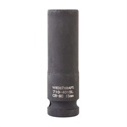 WDK-710-4015L Головка торцевая ударная глубокая 1/2", 6 граней, 15 мм WDK-710-4015L