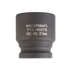 WDK-710-4027 Головка торцевая ударная 1/2", 6 граней, 27 мм WDK-710-4027