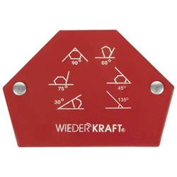 WDK-65025 Сварочный магнит углы 30,45,75,90,135,усилие 25Lbs