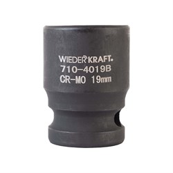WDK-710-4019 Головка торцевая ударная 1/2", 6 граней, 19 мм WDK-710-4019