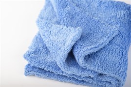 Coral fleece Microfiber towel микрофибровое полотенце, цвет синий 400г/м2