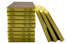 20-7983 siasponge soft губка двухсторонняя 98*120*13мм fine P500 желтая