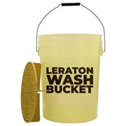 Прозрачное ведро для мойки автомобилей с сепаратором (Желтое) 20л WBY