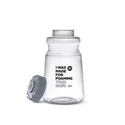 Foam Heroes Minigun-прозрачная бутылка с крышкой 1л