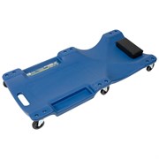 OPT-40130B Лежак ремонтный, подкатной, пластиковый, синий OPT-40130B