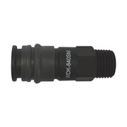 WDK-840SM Композитное пневматическое быстроразъёмное соединение с внешней резьбой M 1/2