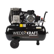 WDK-90532 Компрессор поршневой с ременным приводом 320 л/мин, 2.2 КВт, 220 В, ресивер 50 л WDK-90532