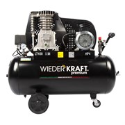 WDK-91054 Компрессор поршневой с ременным приводом: 541 л/мин, 3 КВт, 380 В, ресивер 100 л WDK-91054