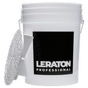 050296 Ведро для мойки автомобилей с сепаратором LERATON PROFESSIONAL (белое) 20 л