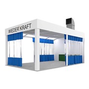 WDK-410 Пост подготовки с диагональным потоком воздуха WDK-410