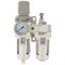 AC3010-03 Блок подготовки воздуха 3/8" с фильтром, манометром, маслораспылителем и регулятором давления AC3010-03
