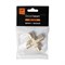 WDK-24FFB Фитинг X - образный, резъба 1/4" PT, F-F-F-F (внутренний), латунь WDK-24FFB