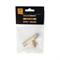 WDK-23PMB Фитинг T - образный, резъба 1/4" PT, M-M-M (внешний), латунь WDK-23PMB
