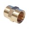 WDK-212FB Адаптер, резьба 1/2"-1/2" PT, F-F (внутренний), латунь WDK-212FB